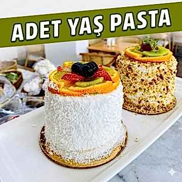 Yaş pasta 1 Adet