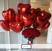 Fanusta 51 Gül Ve Balonları...